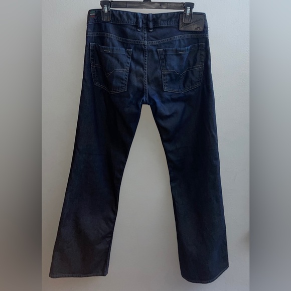 Diesel Zathan Bootcut Dark Blue Jeans - Picture 3 of 7